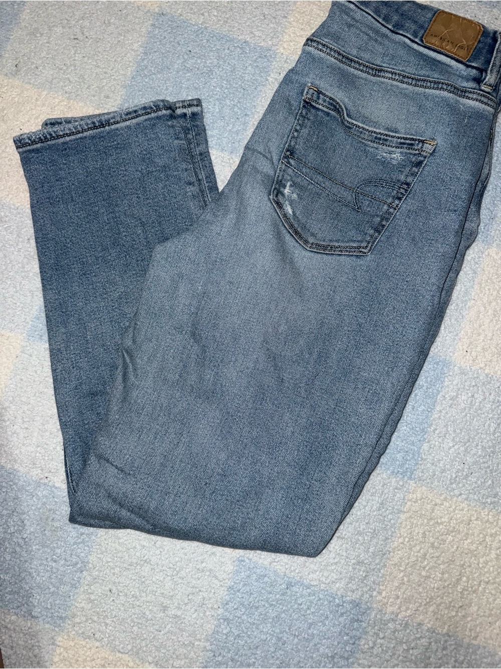 American Eagle High Rise Ripped Jeans - Picture 2 of 3